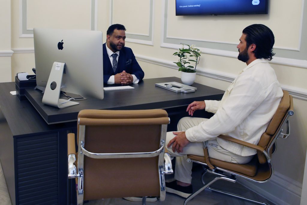hair transplant consultation with doctor mohamed at city clinics